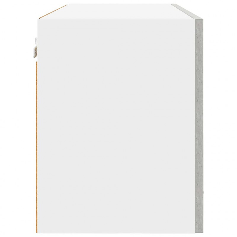 Szafka wisząca z przechowywaniem Betonowy szary 80 x 31 x 40 cm