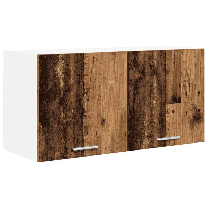 Szafka wisząca z przechowywaniem Stare drewno 80 x 31 x 40 cm