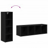 Szafka wisząca z przechowywaniem Czarny Dąb 30 x 29,5 x 100 cm
