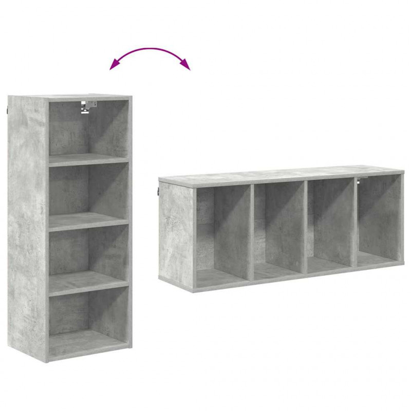 Szafka wisząca Betonowy szary 40 x 29,5 x 100 cm