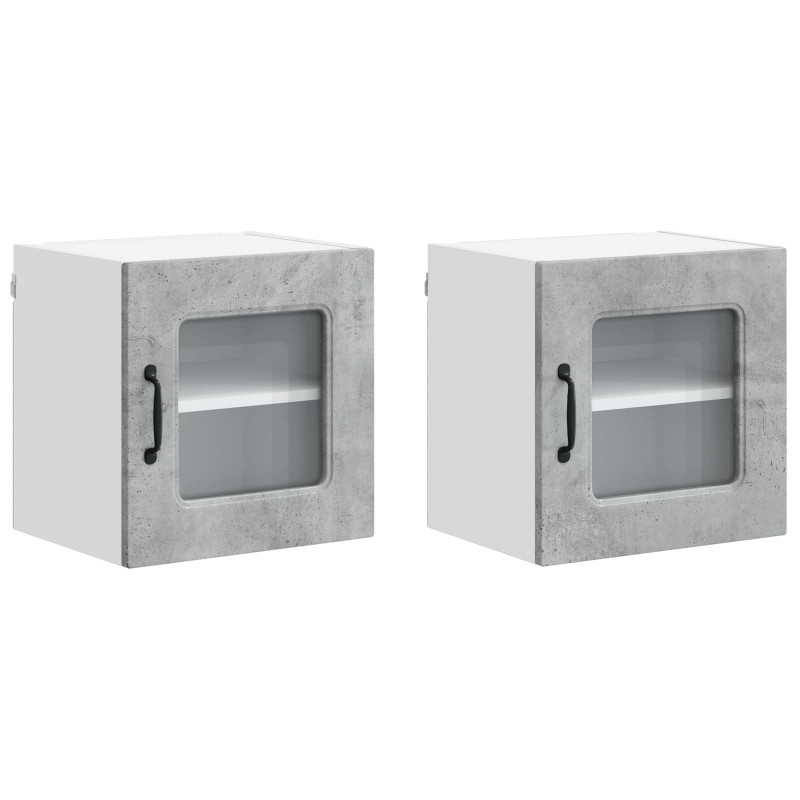 Szafka kuchenna Kalmar 2 pcs Betonowy szary 40 x 31 x 40 cm