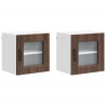 Szafka kuchenna Kalmar 2 pcs Brązowy dąb 40 x 31 x 40 cm