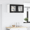 Szafka wisząca z drzwiami 2 pcs Czarny Dąb 40 x 31 x 40 cm