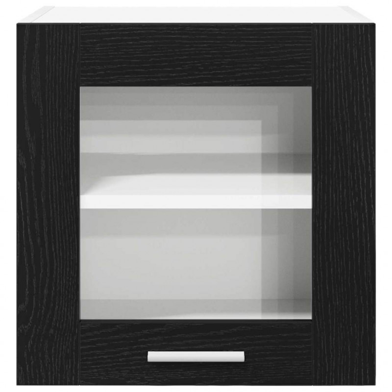 Szafka wisząca z drzwiami 2 pcs Czarny Dąb 40 x 31 x 40 cm