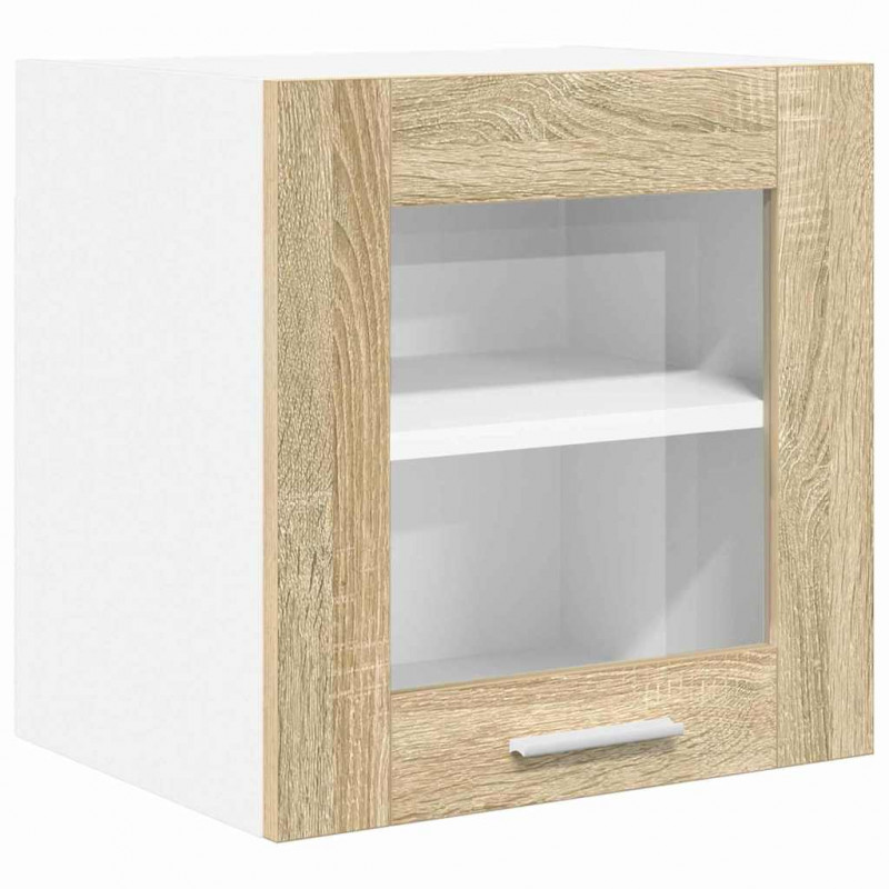 Szafka wisząca z drzwiami 2 pcs Dąb Sonoma 40 x 31 x 40 cm