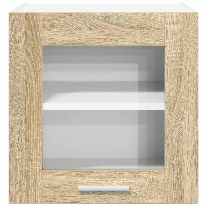 Szafka wisząca z drzwiami 2 pcs Dąb Sonoma 40 x 31 x 40 cm