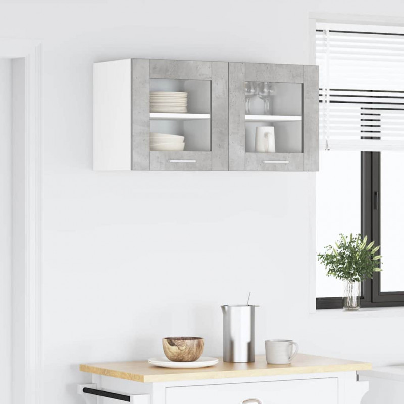 Szafka wisząca Riga 2 pcs Betonowy szary 40 x 31 x 40 cm