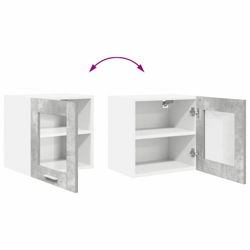 Szafka wisząca Riga 2 pcs Betonowy szary 40 x 31 x 40 cm