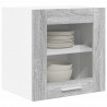 Szafka wisząca z drzwiami 2 pcs Szary Sonoma 40 x 31 x 40 cm