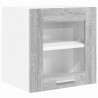 Szafka wisząca z drzwiami 2 pcs Szary Sonoma 40 x 31 x 40 cm