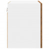 Szafka wisząca z drzwiami 2 pcs Stare drewno 40 x 31 x 40 cm
