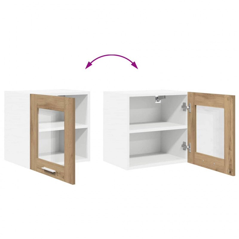 Szafka wisząca Riga 2 pcs Dąb rzemieślniczy 40 x 31 x 40 cm