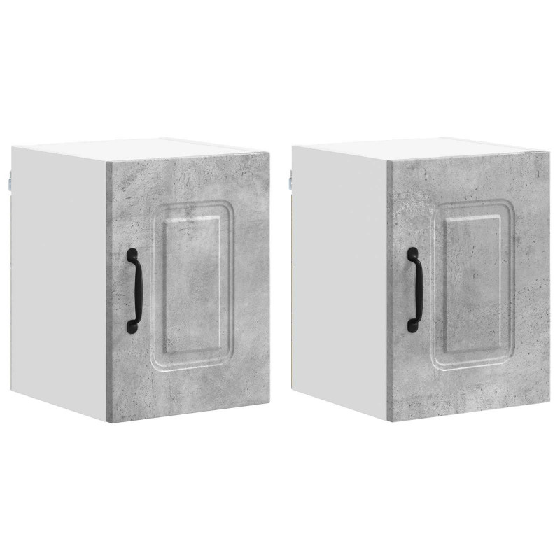 Szafka kuchenna Kalmar 2 pcs Betonowy szary 30 x 31 x 40 cm