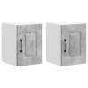 Szafka kuchenna Kalmar 2 pcs Betonowy szary 30 x 31 x 40 cm