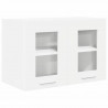 Szafka wisząca z przechowywaniem 2 pcs Biały 60 x 31 x 40 cm