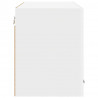 Szafka wisząca z przechowywaniem 2 pcs Biały 60 x 31 x 40 cm