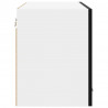 Szafka wisząca z drzwiami 2 pcs Czarny Dąb 60 x 31 x 40 cm