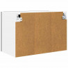 Szafka wisząca z drzwiami 2 pcs Czarny Dąb 60 x 31 x 40 cm