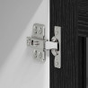 Szafka wisząca z drzwiami 2 pcs Czarny Dąb 60 x 31 x 40 cm