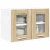 Szafka wisząca z drzwiami 2 pcs Dąb Sonoma 60 x 31 x 40 cm