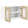 Szafka wisząca z drzwiami 2 pcs Dąb Sonoma 60 x 31 x 40 cm
