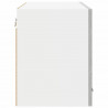 Szafka wisząca z drzwiami 2 pcs Betonowy szary 60 x 31 x 40 cm