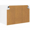 Szafka wisząca z drzwiami 2 pcs Betonowy szary 60 x 31 x 40 cm