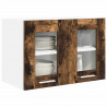 Szafka wisząca z drzwiami 2 pcs Dąb wędzony 60 x 31 x 40 cm