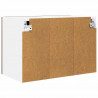 Szafka wisząca z drzwiami 2 pcs Dąb wędzony 60 x 31 x 40 cm