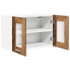 Szafka wisząca z drzwiami 2 pcs Stare drewno 60 x 31 x 40 cm
