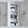 Szafka kuchenna Kalmar Betonowy szary 57 x 57 x 100 cm