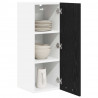 Szafka wisząca 2 pcs Czarny Dąb i Biały 30 x 31 x 80 cm