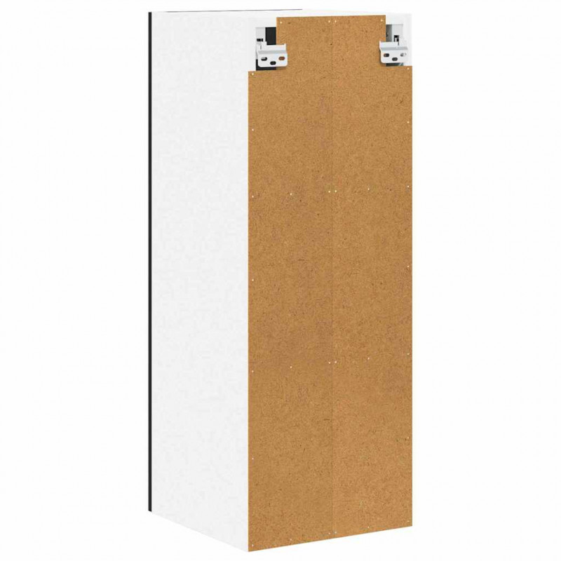Szafka wisząca 2 pcs Czarny Dąb i Biały 30 x 31 x 80 cm
