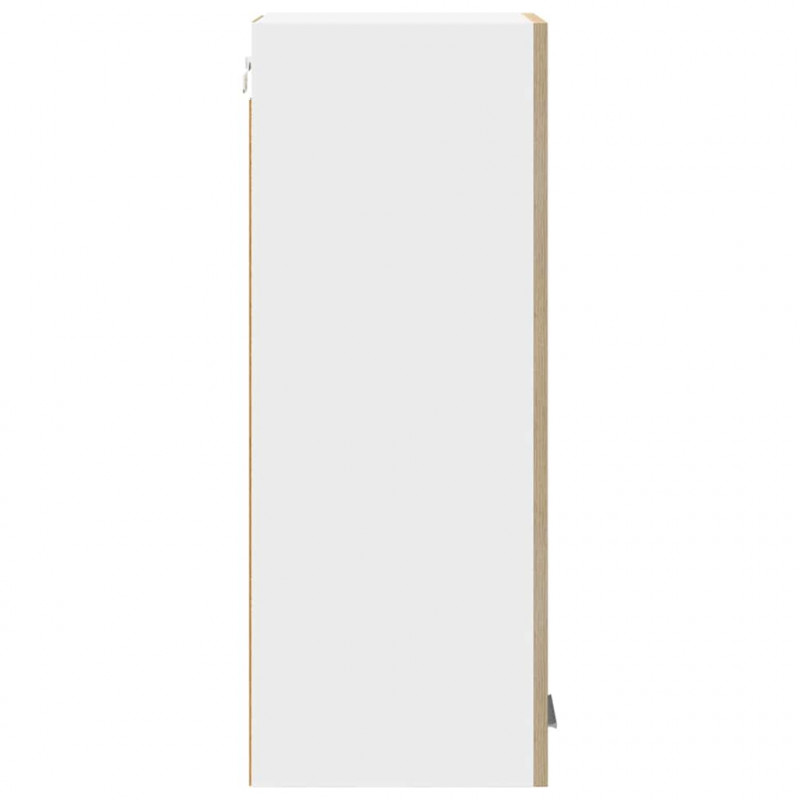 Szafka wisząca 2 pcs Dąb Sonoma i Biały 30 x 31 x 80 cm