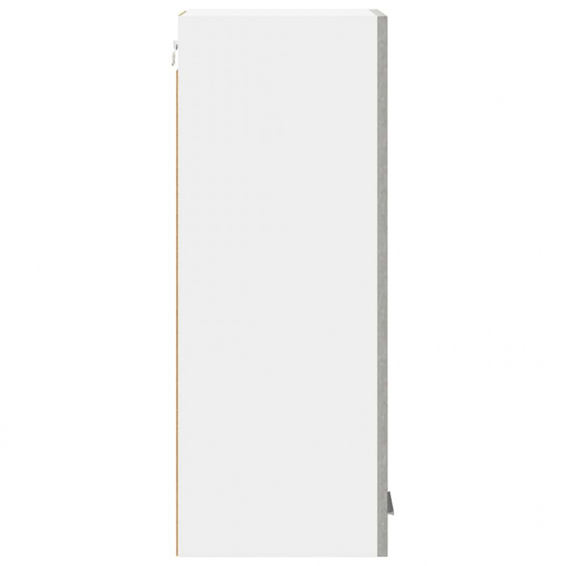 Szafka wisząca 2 pcs Betonowa szarość i biel 30 x 31 x 80 cm