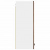 Szafka wisząca Riga 2 pcs Wędzony dąb i biały 30 x 31 x 80 cm