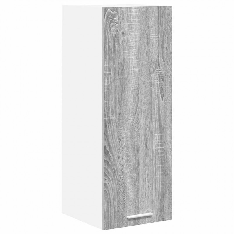 Szafka wisząca 2 pcs Szary Sonoma i Biały 30 x 31 x 80 cm