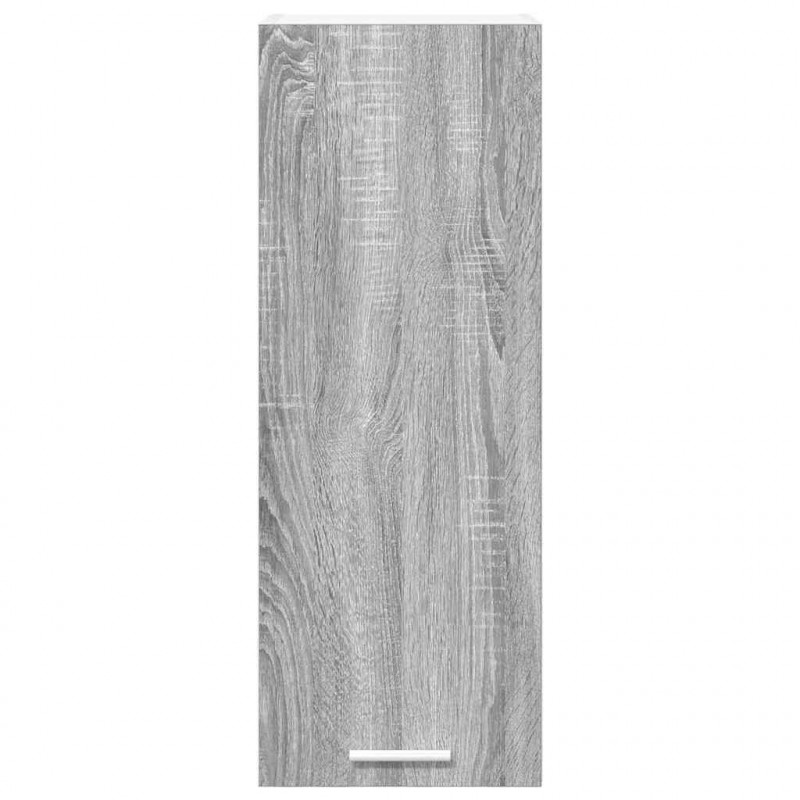 Szafka wisząca 2 pcs Szary Sonoma i Biały 30 x 31 x 80 cm