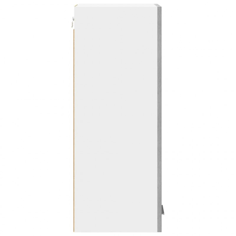 Szafka wisząca 2 pcs Szary Sonoma i Biały 30 x 31 x 80 cm