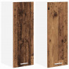 Szafka wisząca 2 pcs Stare Drewno i Biały 30 x 31 x 80 cm