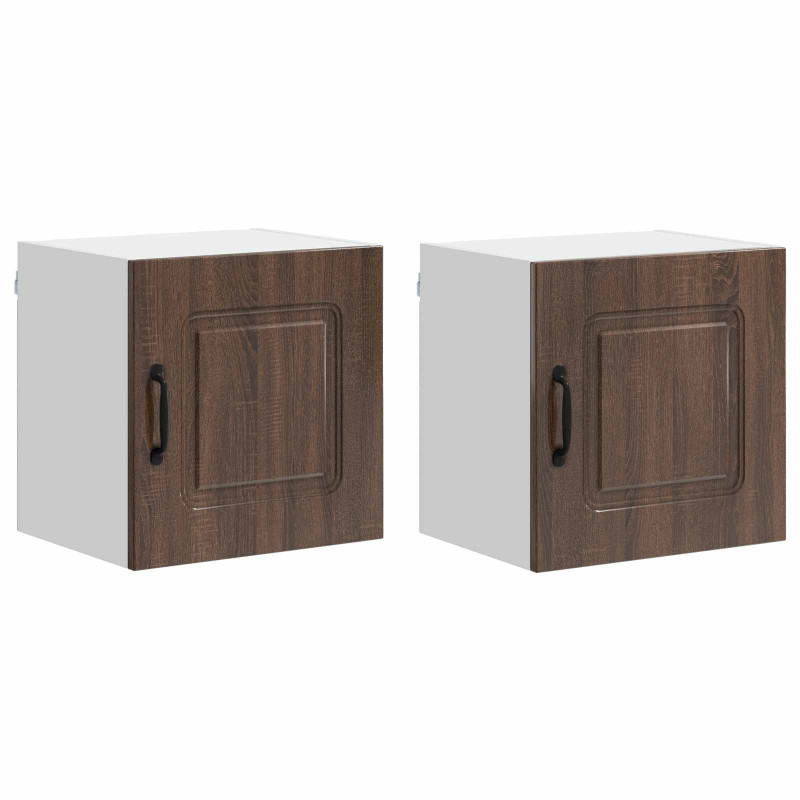 Szafka kuchenna Kalmar 2 pcs Brązowy dąb 40 x 31 x 40 cm