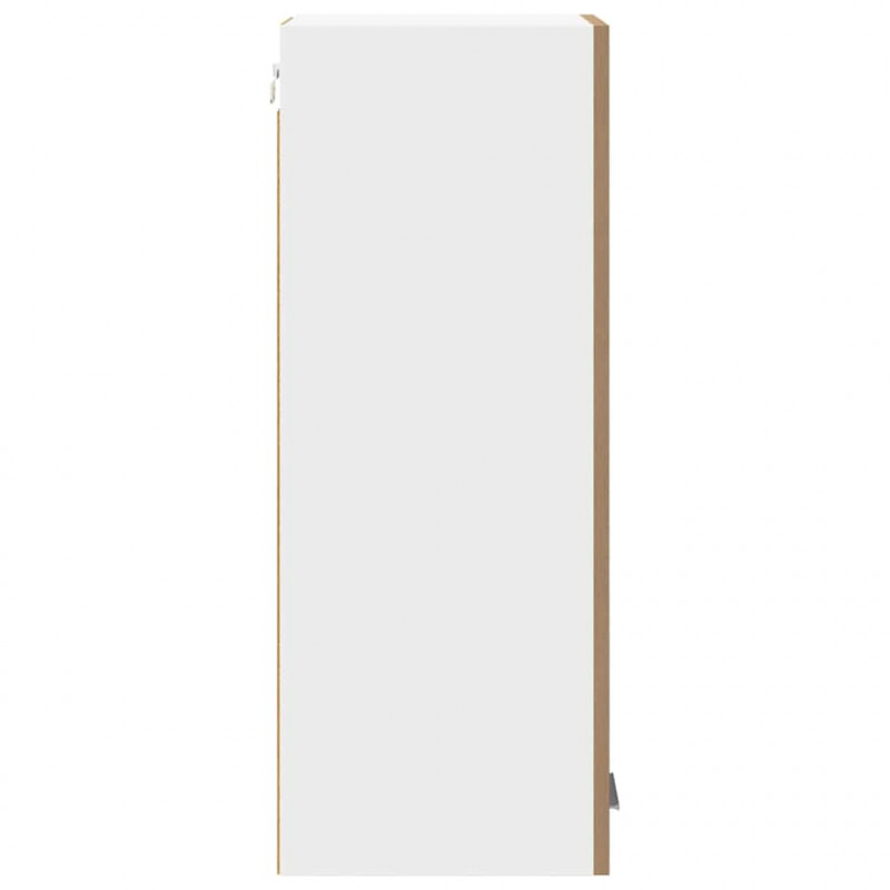 Szafka wisząca 2 pcs Dąb rzemieślniczy i biały 30 x 31 x 80 cm