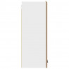 Szafka wisząca 2 pcs Dąb rzemieślniczy i biały 30 x 31 x 80 cm