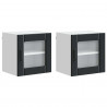 Szafka kuchenna 2 pcs Czarny 40 x 31 x 40 cm