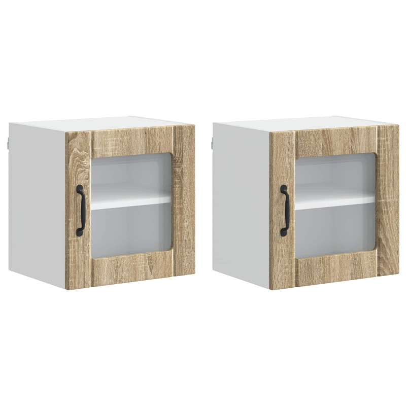 Szafka kuchenna 2 pcs Dąb Sonoma 40 x 31 x 40 cm