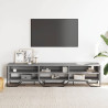Szafka pod TV, szary dąb sonoma, 180x34x41 cm