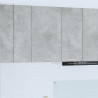 Szafka wisząca Betonowa szarość i biel 50 x 31 x 80 cm