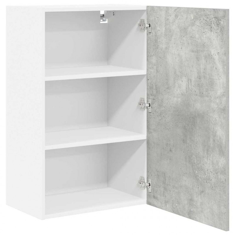 Szafka wisząca Betonowa szarość i biel 50 x 31 x 80 cm