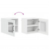 Szafka kuchenna 2 pcs Wysoki połysk biały 40 x 31 x 40 cm