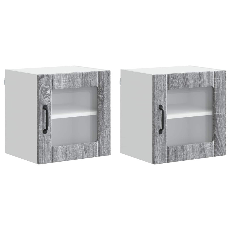 Szafka kuchenna 2 pcs Szary Sonoma 40 x 31 x 40 cm